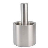 Mortar Pestle Dual Structure Design Glossy Texture Practical Silent Cleanable Kitchen Grinder for Food In Australia - Darrahopens