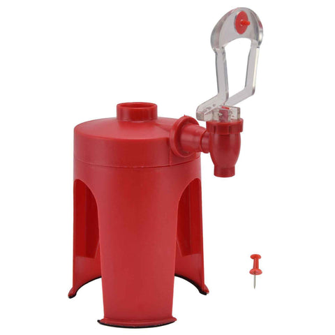 Water Dispenser Mini Automatic Red Upside Down Drink Fountain for Home Travelling Camping Water Soda Beverage In Australia - Darrahopens