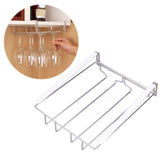 Wine Cup Holder Stainless Steel Non Perforated Tall Wine Glass Holder Hanging Glass Holder