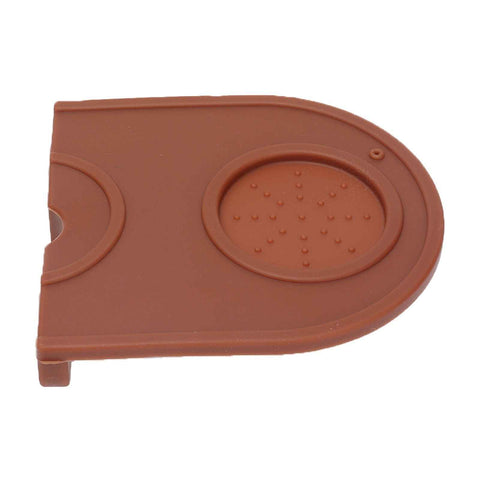 Coffee Tamper Pad Silicone Anti Slip Tamper Mat Soft Harmless Corner Tamping Mat for HouseholdBrown In Australia - Darrahopens