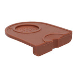 Coffee Tamper Pad Silicone Anti Slip Tamper Mat Soft Harmless Corner Tamping Mat for HouseholdBrown In Australia - Darrahopens