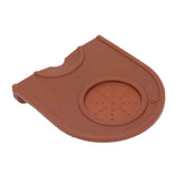 Coffee Tamper Pad Silicone Anti Slip Tamper Mat Soft Harmless Corner Tamping Mat for HouseholdBrown In Australia - Darrahopens