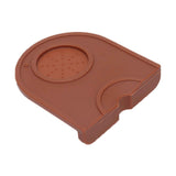 Coffee Tamper Pad Silicone Anti Slip Tamper Mat Soft Harmless Corner Tamping Mat for HouseholdBrown In Australia - Darrahopens
