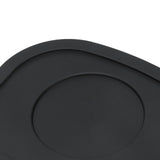 Silicone Coffee Tamper Pad Anti Slip Soft Tamper Mat Heat Resistant Corner Tamping Mat for HomeBlack
