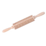 Embossed Rolling Pin 35cm 3D Pattern Highly Durable Moistureproof Safe Eco Friendly Easy Control Christmas Rolling PinExotic Charm In Australia - Darrahopens