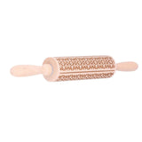 Embossed Rolling Pin 35cm 3D Pattern Highly Durable Moistureproof Safe Eco Friendly Easy Control Christmas Rolling PinExotic Charm In Australia - Darrahopens