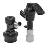 Beer Dispenser Plastic Black Portable Beer Tap Faucet for Outdoor Picnic Party Barbecue Beer Drinks Water