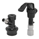 Beer Dispenser Plastic Black Portable Beer Tap Faucet for Outdoor Picnic Party Barbecue Beer Drinks Water