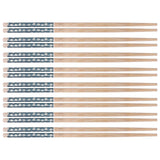 8 Pairs Bamboo Chopsticks Reusable Classic Japanese Style Chop Sticks Set for Home Restaurant