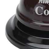 2Pcs Service Bell Exquisite Clear Sound Classic Shape Polishing Glossy Nonslip Base Call Bell for Hotel Restaurant HomeCoffee