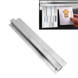 Stainless Steel Slide Check Rack Bill Orders Ticket Holder for Restaurant Cafes Pubs Bars30cm Length