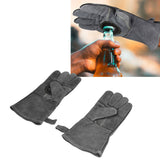 BBQ Grill Gloves 932°F High Temperature Resistant Gloves for Microwave Oven Grilling Barbecue Welding