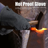 BBQ Grill Gloves 932°F High Temperature Resistant Gloves for Microwave Oven Grilling Barbecue Welding