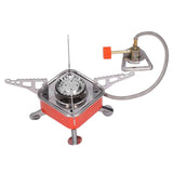Foldable Camping Stove Stainless Steel Aluminum Alloy Portable Backpacking Stoves for HikingSquares with Tube In Australia - Darrahopens