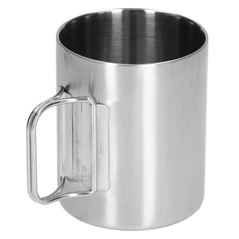 Stainless Steel Cup Corrosion Resistant Folding Handle Folding Design Exquisite Coffee Mug In Australia - Darrahopens