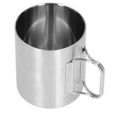 Stainless Steel Cup Corrosion Resistant Folding Handle Folding Design Exquisite Coffee Mug In Australia - Darrahopens