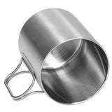 Stainless Steel Cup Corrosion Resistant Folding Handle Folding Design Exquisite Coffee Mug In Australia - Darrahopens