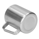 Stainless Steel Cup 300ml Capacity Double Layer Ergonomic Design Texture With Handle Coffee Mug