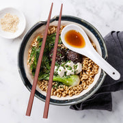 Chopsticks Set 5 Different Colors Natural Wood Antislip Design Feel Comfortable Chopsticks ReusableFour Corner Chopsticks