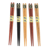 Chopsticks Set 5 Different Colors Natural Wood Antislip Design Feel Comfortable Chopsticks ReusablePointed Chopsticks In Australia - Darrahopens