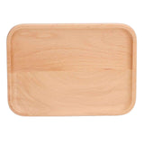 Wooden Rectangular Serving Tray Dinner Drink Food Snack Saucer Platter for Home Restaurants In Australia - Darrahopens