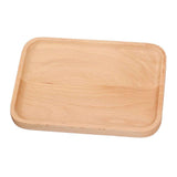 Wooden Rectangular Serving Tray Dinner Drink Food Snack Saucer Platter for Home Restaurants In Australia - Darrahopens