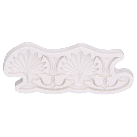 Cake Border Silicone Mold European Retro Pattern DIY Gray Nontoxic for Clay Resin Chocolate In Australia - Darrahopens