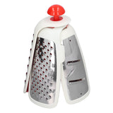 Vegetable Cutter 4 in 1 Multifunctional Stainless Steel Portable Lightweight Easy Operation Veggie ChopperRed