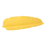 Kitchen Sink Water Splash Guard Elastic Reusable Banana Leaf Water Sink Splashing Guard for Dishes Vegetables Washing Yellow