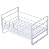 Sponge Storage Rack Iron Detachable Steel Ball Soap Drain Holder with Draining Tray for Kitchen 11 In Australia - Darrahopens