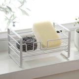 Sponge Storage Rack Iron Detachable Steel Ball Soap Drain Holder with Draining Tray for Kitchen 11 In Australia - Darrahopens