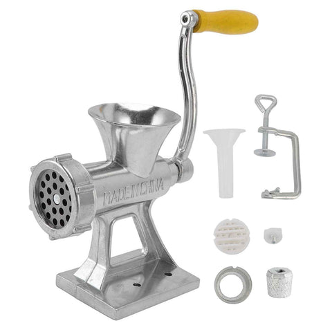 Manual Meat Grinder Silver Simple Operation Small Meat Mincer with Handle for Home Kitchen Restaurants Butcher Shops In Australia - Darrahopens