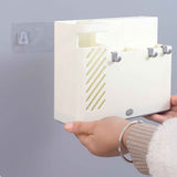 Cutlery Holder Multifunctional Wall Mounted Chopsticks Drying Rack for Home Kitchen White In Australia - Darrahopens