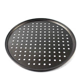 Perforated Pizza Pan Non Stick Baking Easy Unmolding Firm Bottom Vented Pizza Pan 32CM In Australia - Darrahopens