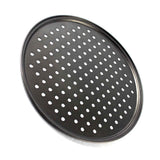 Perforated Pizza Pan Non Stick Baking Easy Unmolding Firm Bottom Vented Pizza Pan 32CM In Australia - Darrahopens