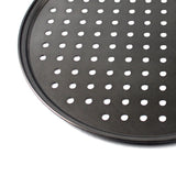 Perforated Pizza Pan Non Stick Baking Easy Unmolding Firm Bottom Vented Pizza Pan 24.5CM