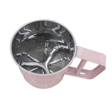 Flour Sifter Stainless Steel Corrosion Resistant Safe Odorless Beautiful Handheld Baking Flour Mesh Sieve Pink In Australia - Darrahopens