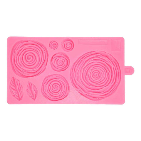 Roses Mold Stick Proof Toxic Free Odorless Dishwasher Safe Silicone Leaf Flower Mould for DIY Cake Chocolate In Australia - Darrahopens