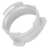 54mm Coffee Portafilter Dosing Funnel Aluminum Alloy Rotatable Dosing Funnel Coffee Machine Accessories Silver