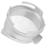 54mm Coffee Portafilter Dosing Funnel Aluminum Alloy Rotatable Dosing Funnel Coffee Machine Accessories Silver