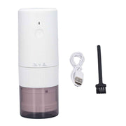 Electric Coffee Grinder Home Travel Portable USB Rechargeable Wireless Mini Electric Automatic Cone Coffee Grinder White In Australia - Darrahopens