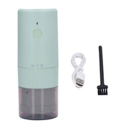 Electric Coffee Grinder Home Travel Portable USB Rechargeable Wireless Mini Electric Automatic Cone Coffee Grinder Green In Australia - Darrahopens