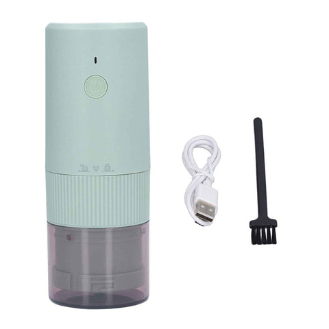 Electric Coffee Grinder Home Travel Portable USB Rechargeable Wireless Mini Electric Automatic Cone Coffee Grinder Green In Australia - Darrahopens