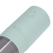 Electric Coffee Grinder Home Travel Portable USB Rechargeable Wireless Mini Electric Automatic Cone Coffee Grinder Green