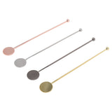 4pcs Stainless Steel Cocktail Layering Stick Coffee Beverage Stirrers Stick for Restaurants Milk Tea Shop