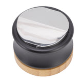 Coffee Distributor Stainless Steel Alloy Dual Head Adjustable Depth Coffee Leveler with Bamboo Base 53mm/2.09in