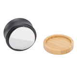 Coffee Distributor Stainless Steel Alloy Dual Head Adjustable Depth Coffee Leveler with Bamboo Base 58.5mm/2.3in