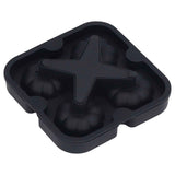 Pumpkin Ice Ball Mold 3D Pumpkin Shape Food Grade Silicone 4 Cells Easy Release Whiskey Ice Mold for Coffee Tea Cocktail Black In Australia - Darrahopens