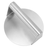 Meat Press Manual Stick Free Comfortable Handle 304 Stainless Steel Round Burger Press for Bacon Steak Grilling
