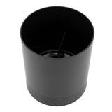 Utensil Holder 360 Degree Rotatable Simple Chopstick Basket Tableware Storage Container for Home Kitchen Black
